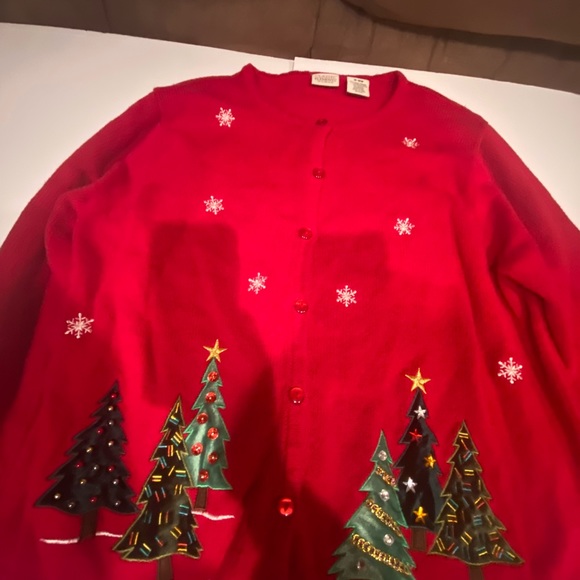 Vintage Classic elements woman’s Christmas sweater - Picture 2 of 11